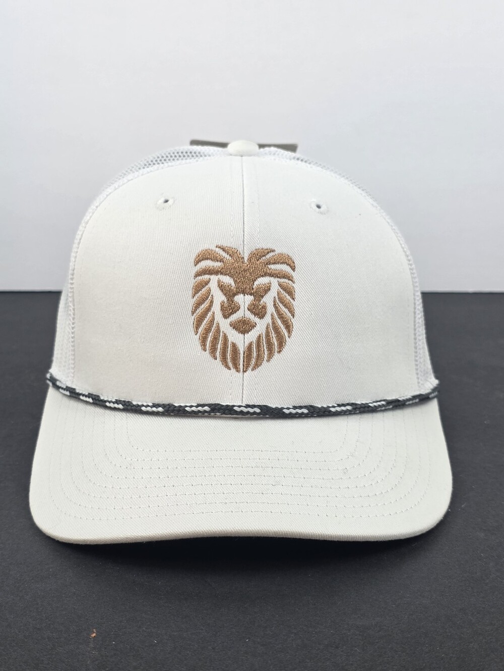 The Game Crukat Construction White Rope Trucker Hat Snapback NWT Louisville KY